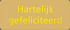 Etiket / Sticker Hartelijk gefeliciteerd goud 500 stuks