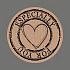 Etiket / Sticker kraft Especially for you 500 stuks
