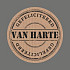Etiket / Sticker kraft Van Harte 500 stuks