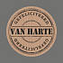 Etiket / Sticker kraft Van Harte 500 stuks