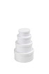 Doos Creativ Comp rond 4st Ø 8, 10, 12, 14cm, hoogte 4, 5, 6, 7cm wit