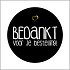 Etiket / Sticker zwart: rond 115mm bedankt voor je bestelling 250 stuks