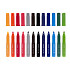 Viltstift Bruynzeel Kids big point blister à 12 kleuren