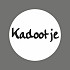 Etiket / Sticker wit-zwart 'Kadootje' 500 stuks