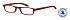 Leesbril I Need You +1.00 dpt Zipper rood