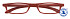 Leesbril I Need You +1.00 dpt Zipper rood
