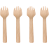 cocktailvorkje hout 100mm naturel 100 stuks