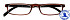 Leesbril I Need You +2.00 dpt Half-line bruin