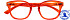 Leesbril I Need You +2.00 dpt Lollipop oranje