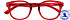 Leesbril I Need You +1.50 dpt Lollipop rood