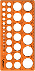 Cirkelsjabloon Maped Technic 1-35mm