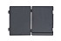 Klembordkoffer MAULtred A4 staand met opbergvak zijopening PP zwart