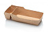 Snackbak Kraft A9+1/A22, 120x70x35mm 100 stuks