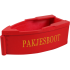houten pakjesboot 20x10x7cm rood