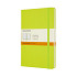 Notitieboek Moleskine large 130x210mm lijn hard cover lemon green