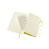 Notitieboek Moleskine pocket 90x140mm blanco soft cover lemon green