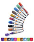 Whiteboardmarker Nobo Liquid ink rond assorti 3mm 10stuks