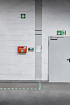 Vloermarkeringstape DURALINE 50mmx30m groen-wit