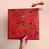 Cadeaupapier 50cm dessin 488 Lava Red