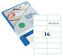 Etiket Rillprint 105x42.4mm mat transparant 350 etiketten