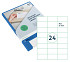 Etiket Rillprint 70x37mm mat transparant 600 etiketten