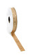 Kerst Lint Classic Star ribbon 15mm x 20 meter goud