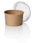 kraft paper saus cup 62x38mm - 50ml 50 stuks