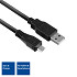 Kabel ACT USB 2.0 naar MicroB laad -en data 1 meter