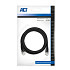 Kabel ACT CAT6 Network koper 2 meter zwart