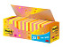 Memoblok 3M Post-it 654 76x76mm neon assorti 21 + 3 gratis