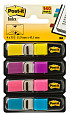 Indextabs 3M Post-it 683 11.9x43.2mm 4 kleuren