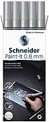 Viltstift  Schneider Paint-it 060 0.8mm metallic chrome