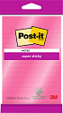 Memoblok 3M Post-it 4645 Super Sticky 101x152mm lijn roze