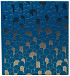 Fotoalbum Exacompta 29x32cm 60 zwarte pagina's Néo Déco blauw