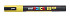 Verfstift Posca PC3M fijn glitter geel