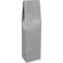 Wijnfleszak 1 fles 9.5x9.5X38.5cm Seduction kraft- zwart met venster 10 stuks