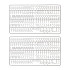 Letter set IEZZY voor letterbord 2x150 wit