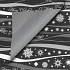Cadeaupapier Kerst 30cm dessin 90155 zwart zilver