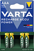 Batterij oplaadbaar Varta 4x AAA 800mAh ready2use
