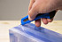 Snijmes Westcott Office 18mm met schuifsluiting blauw