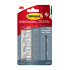 Kabelklem Command rond incl bevestigingsstrips transparant 4 stuks