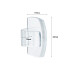 Kabelklem Command rond incl bevestigingsstrips transparant 4 stuks