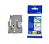 Labeltape Brother P-touch TZe-211 standaard 6mm zwart op wit