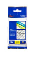 Labeltape Brother P-touch TZe-131 standaard 12mm zwart op transparant