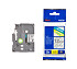 Labeltape Brother P-touch TZe-131 standaard 12mm zwart op transparant