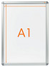 Kliklijst Nobo Premium Plus A1 84,1x59,4cm aluminium
