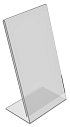 Kaarthouder Europel L-standaard A6 staand acryl
