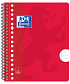 Collegeblok Oxford School A5+ lijn 17-gaats 160 pagina's 80gr assorti
