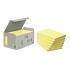 Memoblok Post-it 655-1B recycled 76x127mm canary yellow 6 stuks