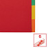 Tabbladen Esselte Economy A4 6-delig  karton 11-rings assorti